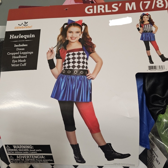Lil' Harlequin Halloween Costume Girls - Picture 1 of 1